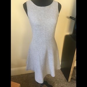 Brand New The LOFT sleeveless grey ribbed dress.